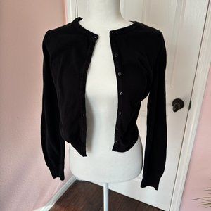 H&M Womens Basic Knit Cardigan Black